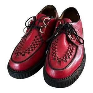 GBX Red Woven Men's Oxfords